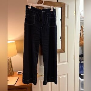 Anthropologie Colette Linen Blend Pants